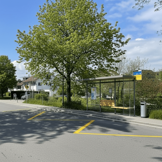 Symbolbild Bushaltestelle 